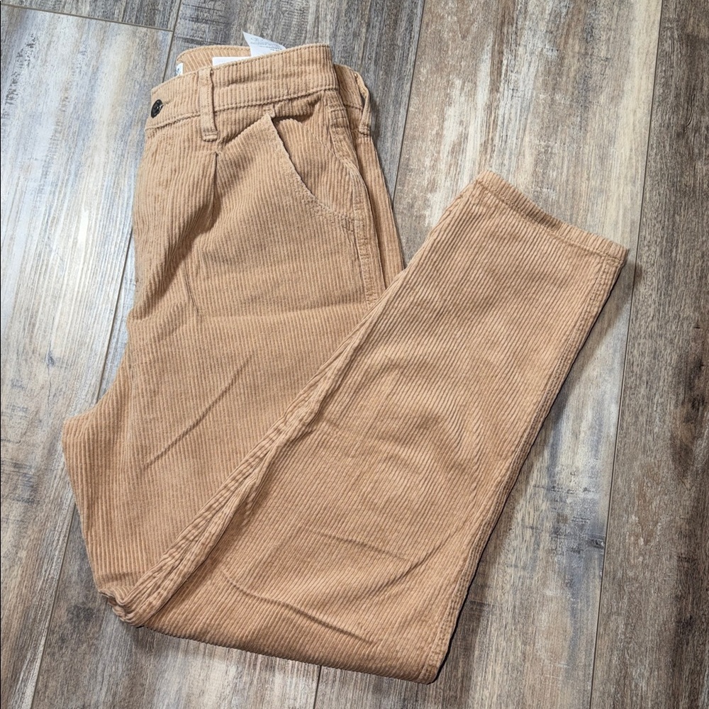 Hollister Women's Light Brown Corduroy Pants‎